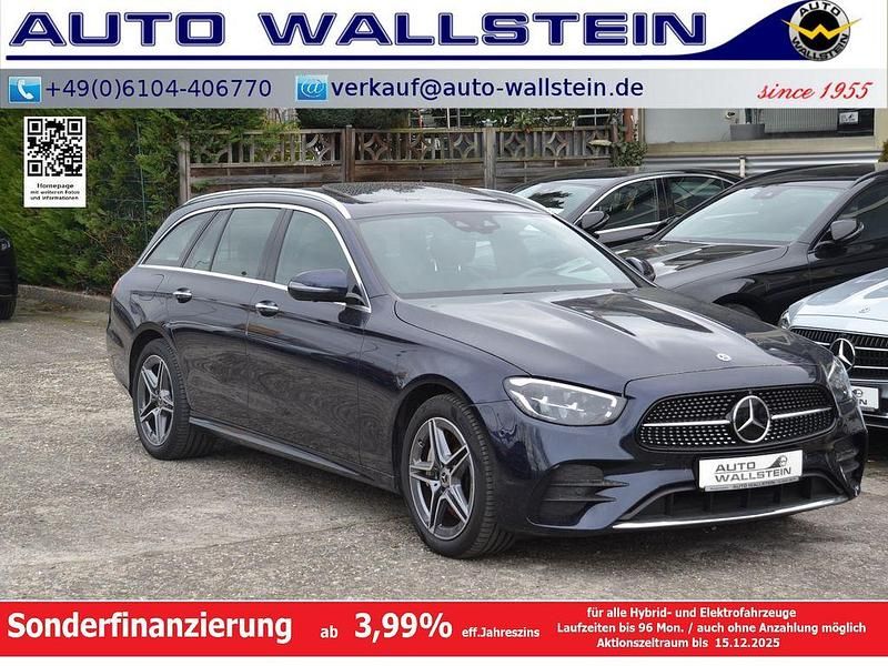 Nautikblaumetallic Gebraucht 2023 Mercedes E300 AMG line Kombi | 37.480 € (Superpreis) - Bild 1/4