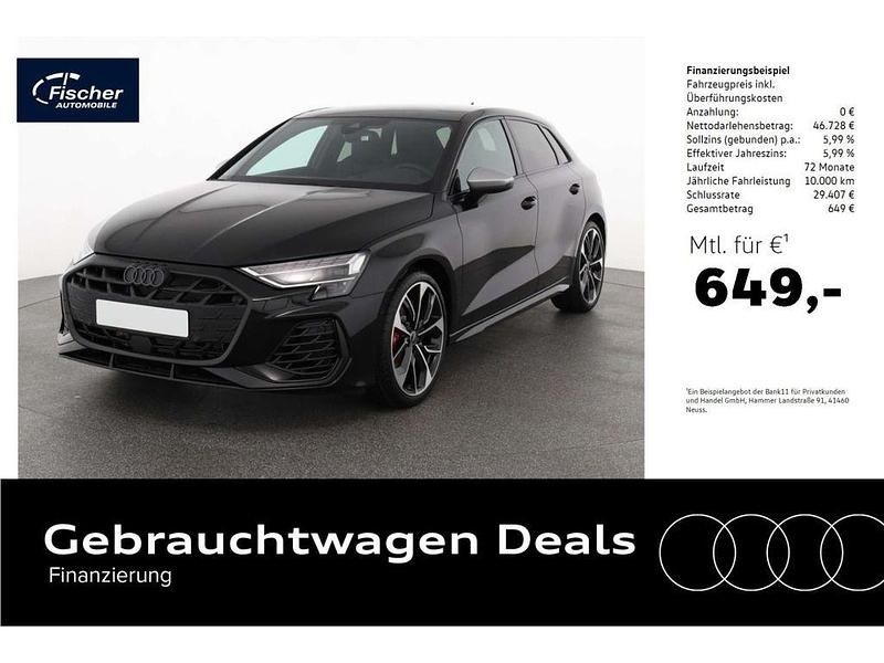 Schwarz Gebraucht 2025 Audi S3 Sport Limousine | 59.980 € (Teuer) - Bild 1/4