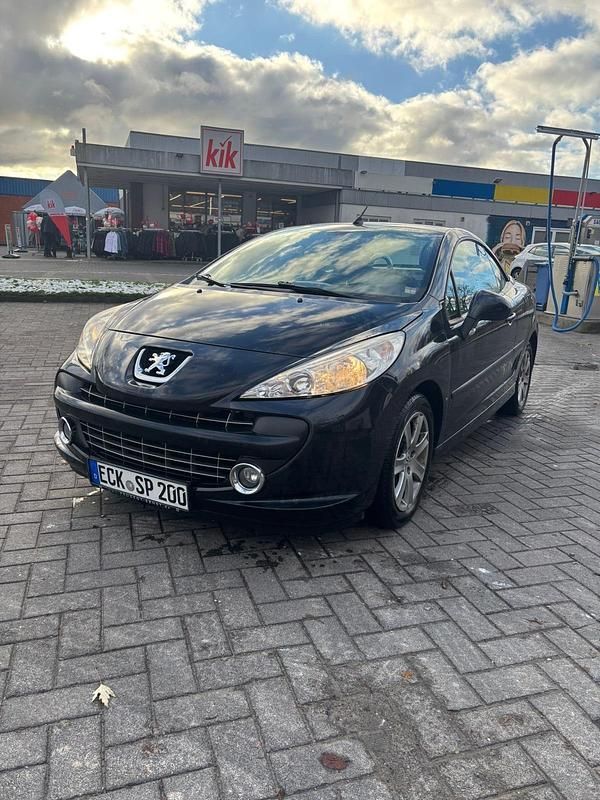 Schwarz Gebraucht 2008 Peugeot 207 CC Cabrio | 2.350 € (Fairer Preis) - Bild 1/4