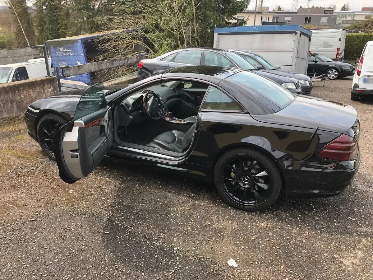 Gebraucht Mercedes SL600 500 PS (367 kW) 2003 Schwarz Cabrio