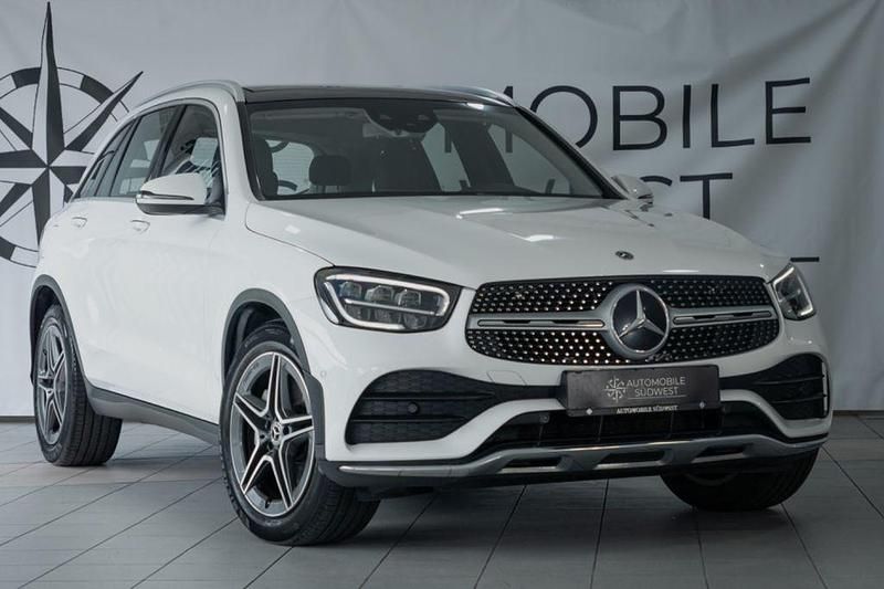 Weiß Gebraucht 2020 Mercedes GLC400d AMG line SUV | 41.850 € (Fairer Preis) - Bild 1/4