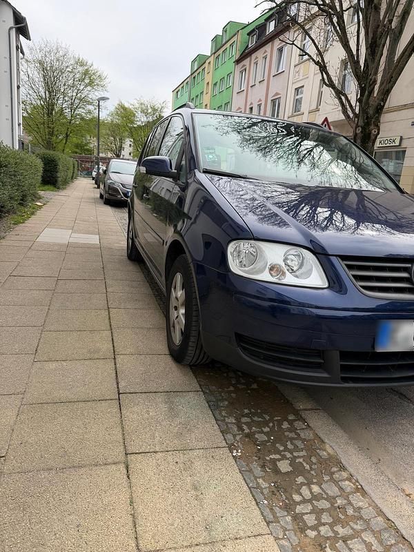 Gebraucht VW Touran Goal 105 PS (77 kW) 2006 Blau Van / Kleinbus