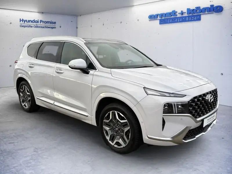 Gebraucht Hyundai Santa Fe Signature 265 PS (194 kW) 2023 Glacier white mineraleffekt SUV