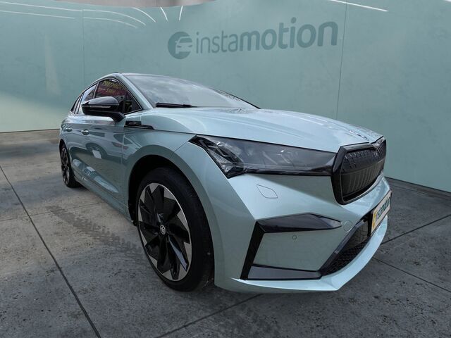 Silber Gebraucht 2022 Skoda Enyaq iV SUV | 36.630 € (Teuer) - Bild 1/2