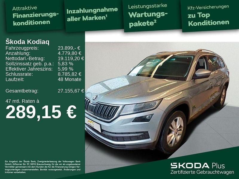 Empiregrau metallic Gebraucht 2018 Skoda Kodiaq Style SUV | 23.899 € (Fairer Preis) - Bild 1/4