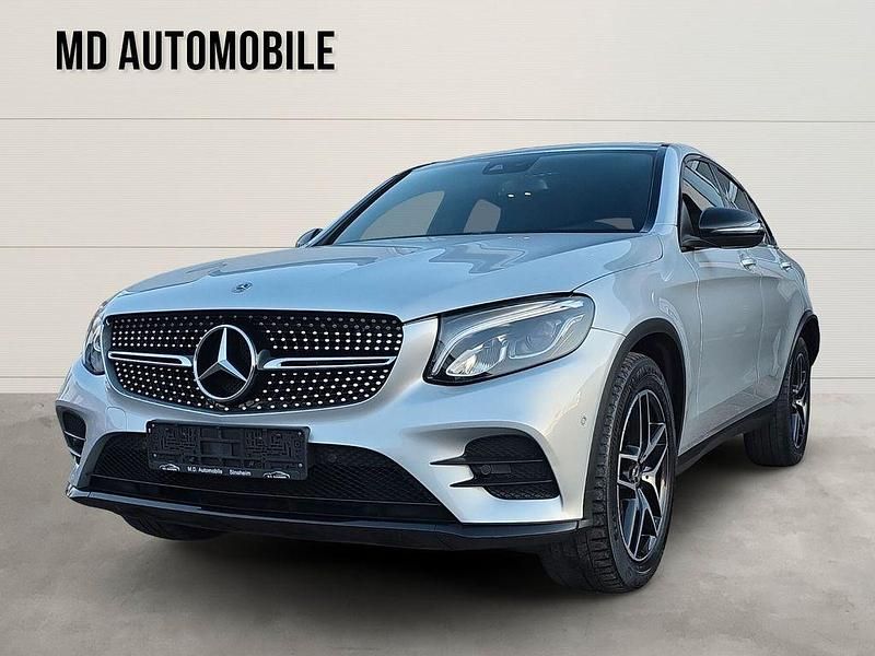 Silber Gebraucht 2018 Mercedes GLC220 AMG line Coupé | 23.300 € (Guter Preis) - Bild 1/4