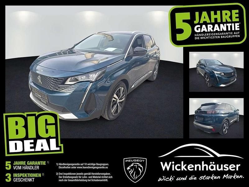 Lackierung blau celebes/metall Gebraucht 2021 Peugeot 3008 GT SUV | 24.990 € (Teuer) - Bild 1/4