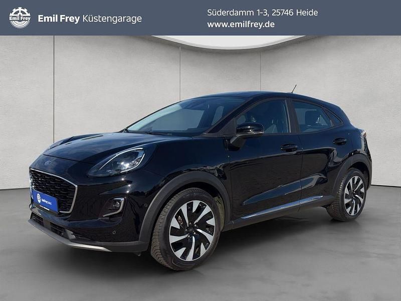 Schwarz Gebraucht 2023 Ford Puma Gen-E Titanium SUV | 17.490 € - Bild 1/4