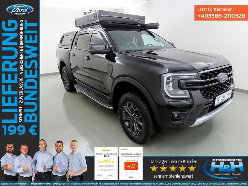 Schwarz Gebraucht 2023 Ford Ranger Wildtrack Abholung | 49.839 € (Teuer) - Bild 1/4