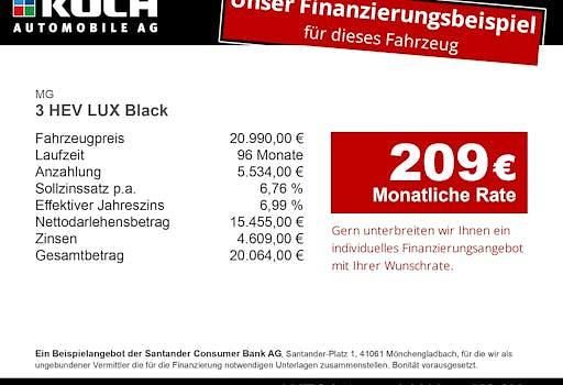 Gebraucht MG MG3 Luxury 195 PS (143 kW) 2025 Pebble black Kleinwagen