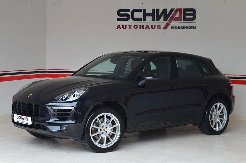 Tiefschwarzmetallic Gebraucht 2015 Porsche Macan S SUV | 28.800 € (Fairer Preis) - Bild 1/4