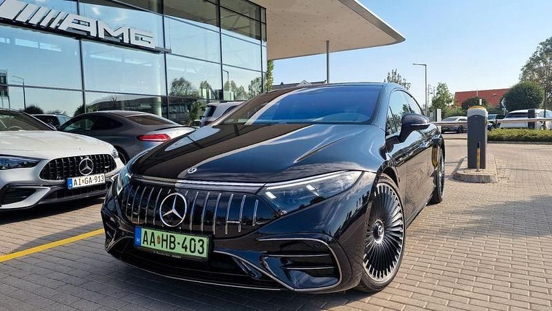 Schwarz Gebraucht 2022 Mercedes EQS 53 AMG AMG Limousine | 122.900 € - Bild 1/4