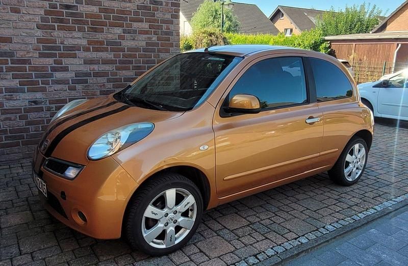 Orange Gebraucht 2010 Nissan Micra Kleinwagen | 2.200 € (Guter Preis) - Bild 1/4