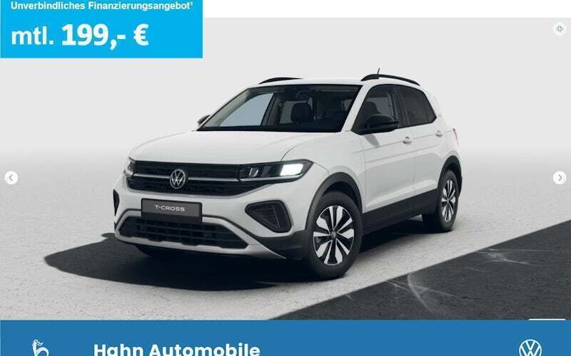 Weiß Neu 2025 VW T-Cross Goal SUV | 25.790 € (Etwas zu teuer) - Bild 1/4