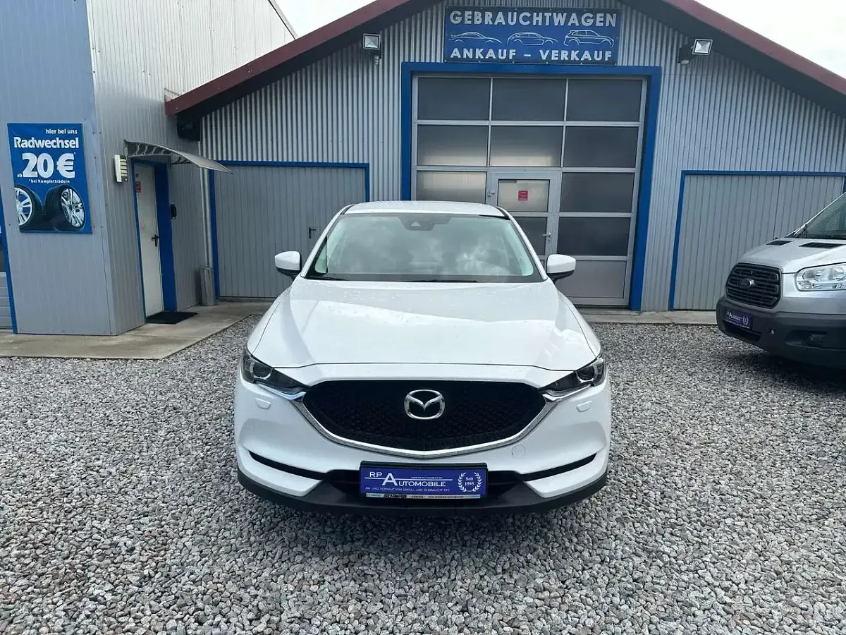 Gebraucht Mazda CX-5 Prime-Line 165 PS (121 kW) 2021 Arctic white SUV