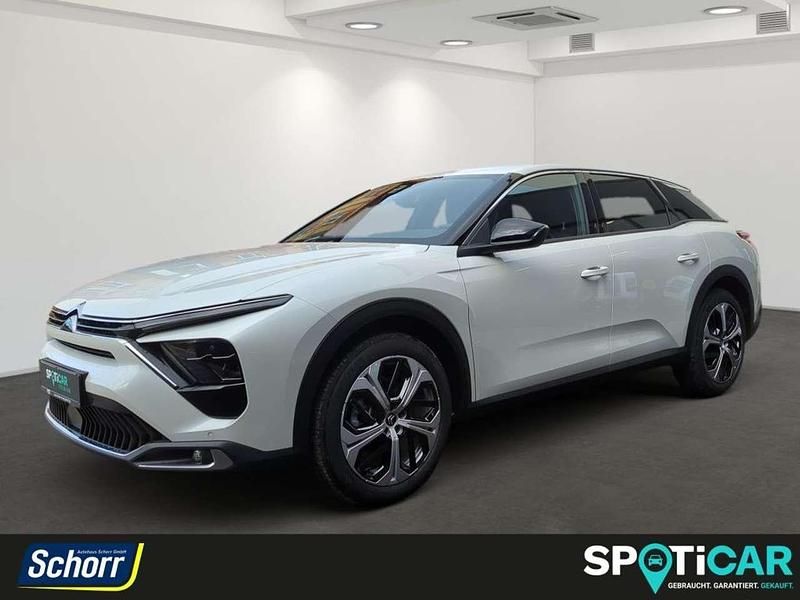 Perlmutt weiß Gebraucht 2024 Citroën C5 X PureTech Kombi | 26.965 € (Teuer) - Bild 1/4