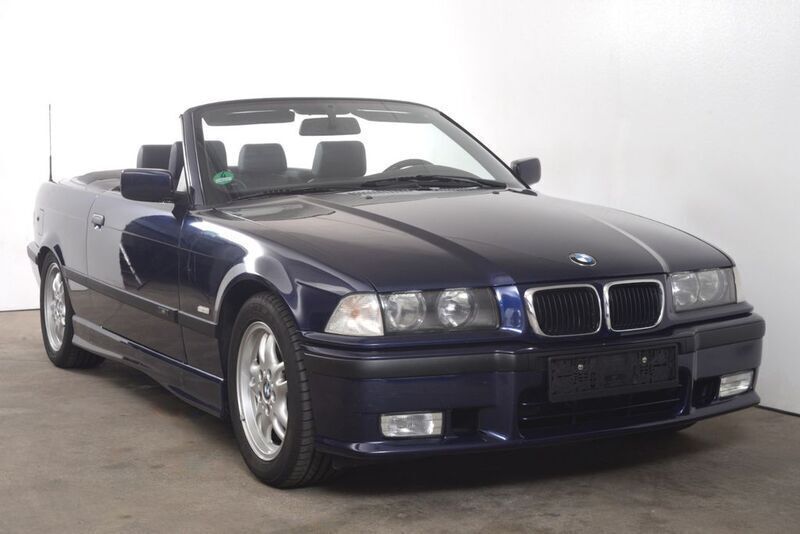 Blau Gebraucht 1997 BMW 320 Cabriolet M Sport Cabrio | 27.900 € - Bild 1/4