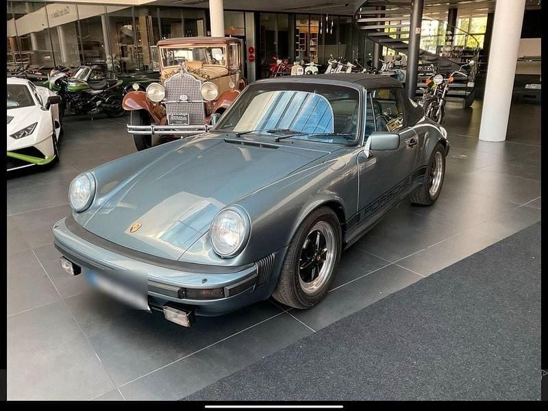 Gebraucht Porsche 911 204 PS (150 kW) 1983 Blau Cabrio