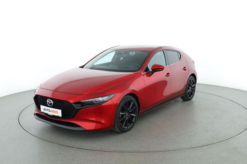 Rot Gebraucht 2021 Mazda 3 Selection Limousine | 20.280 € (Fairer Preis) - Bild 1/3