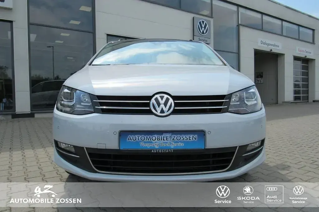 Gebraucht VW Sharan Highline 150 PS (110 kW) 2019 Silber Van / Kleinbus