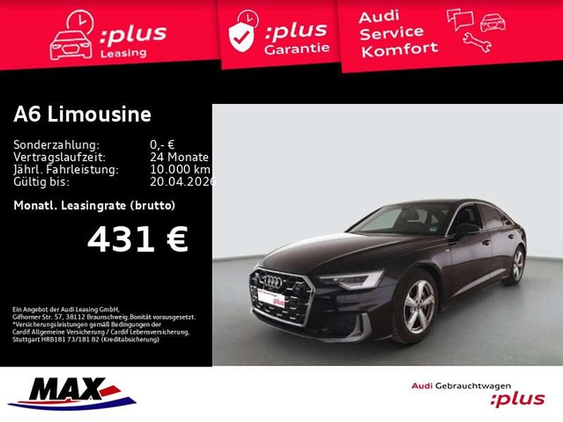 Gebraucht Audi A6 S-Line 286 PS (210 kW) 2025 Mythosschwarz metallic Limousine