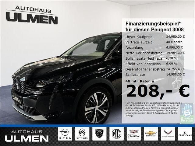 Schwarz Gebraucht 2022 Peugeot 3008 Allure SUV | 24.980 € (Fairer Preis) - Bild 1/2