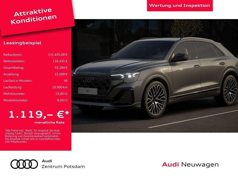 Grau Neu 2025 Audi Q8 Business SUV | 119.999 € - Bild 1/4