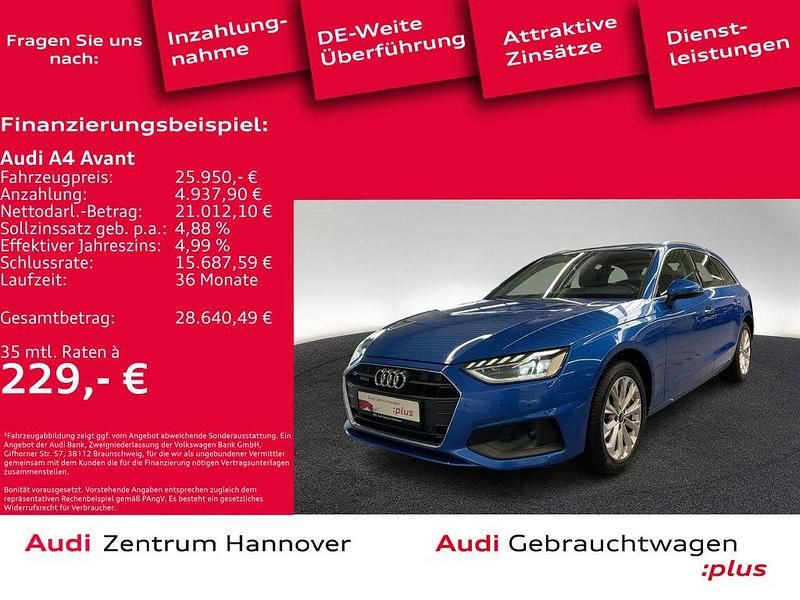 Individuallackierungen audi exclusive Gebraucht 2021 Audi A4 Ambiente Kombi | 25.950 € (Guter Preis) - Bild 1/4
