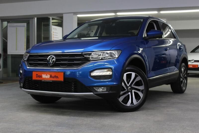 Blau metallic Gebraucht 2021 VW T-Roc Style SUV | 22.480 € (Guter Preis) - Bild 1/4