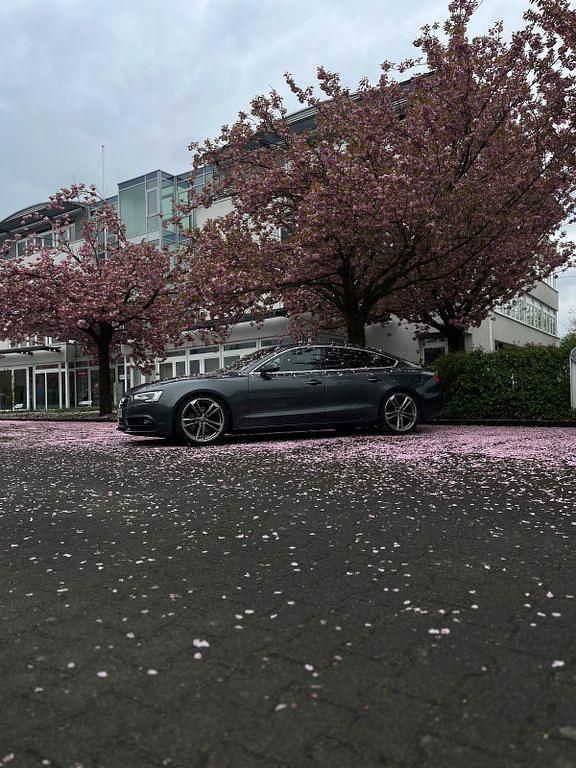 Grau Gebraucht 2013 Audi A5 Sportback S-Line Kleinwagen | 11.000 € (Guter Preis) - Bild 1/4