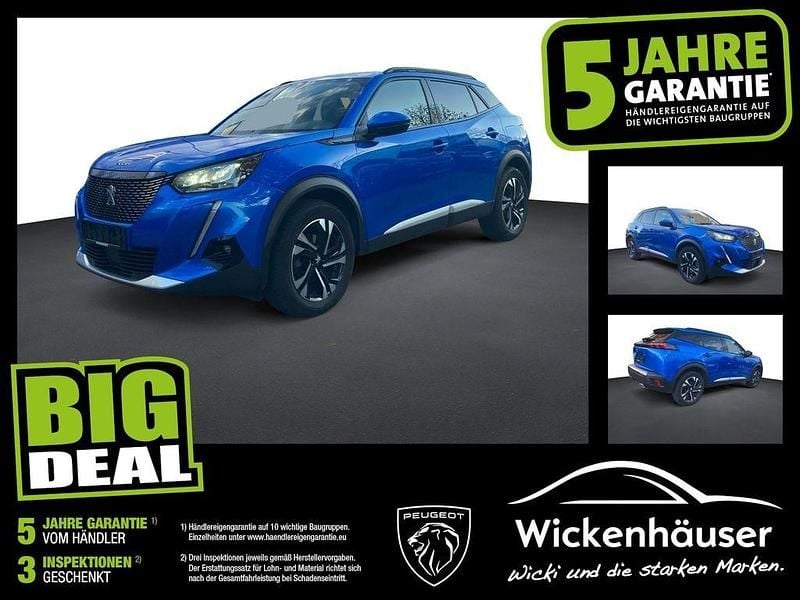 Blau Gebraucht 2021 Peugeot 2008 Allure SUV | 17.890 € (Fairer Preis) - Bild 1/4