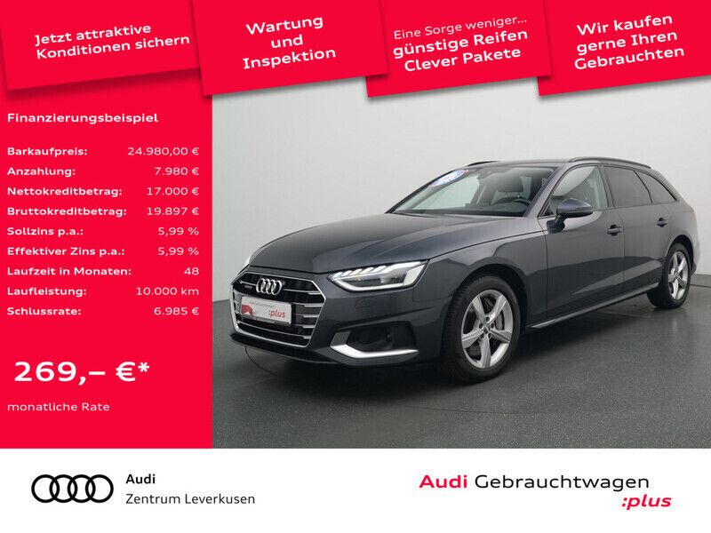 Monsungrau Gebraucht 2019 Audi A4 Sport Kombi | 24.980 € - Bild 1/4