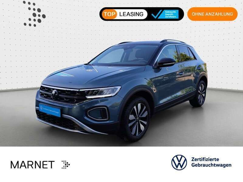 Petroleum blue metallic/schwar Gebraucht 2024 VW T-Roc Move SUV | 25.930 € (Fairer Preis) - Bild 1/3