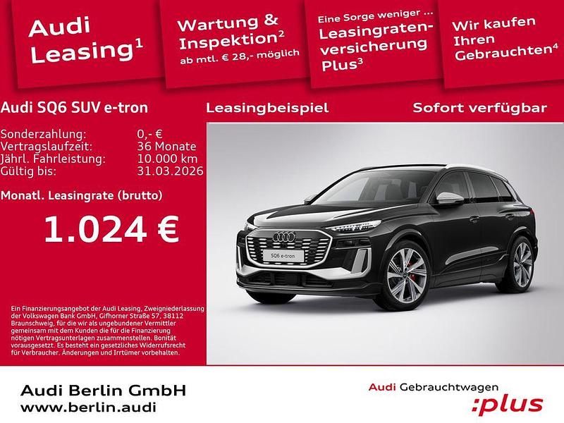 Schwarz Gebraucht 2025 Audi SQ6 e-tron Sport SUV | 89.900 € - Bild 1/3