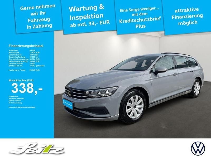 Mondsteingrau Gebraucht 2023 VW Passat Basis Kombi | 26.849 € (Guter Preis) - Bild 1/3