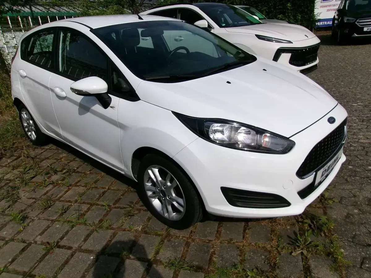 Gebraucht Ford Fiesta Trend 101 PS (74 kW) 2017 Frostweiß Kleinwagen