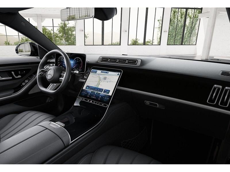 Gebraucht Mercedes S350 AMG line 313 PS (230 kW) 2025 Metalliclack obsidianschwarz Limousine