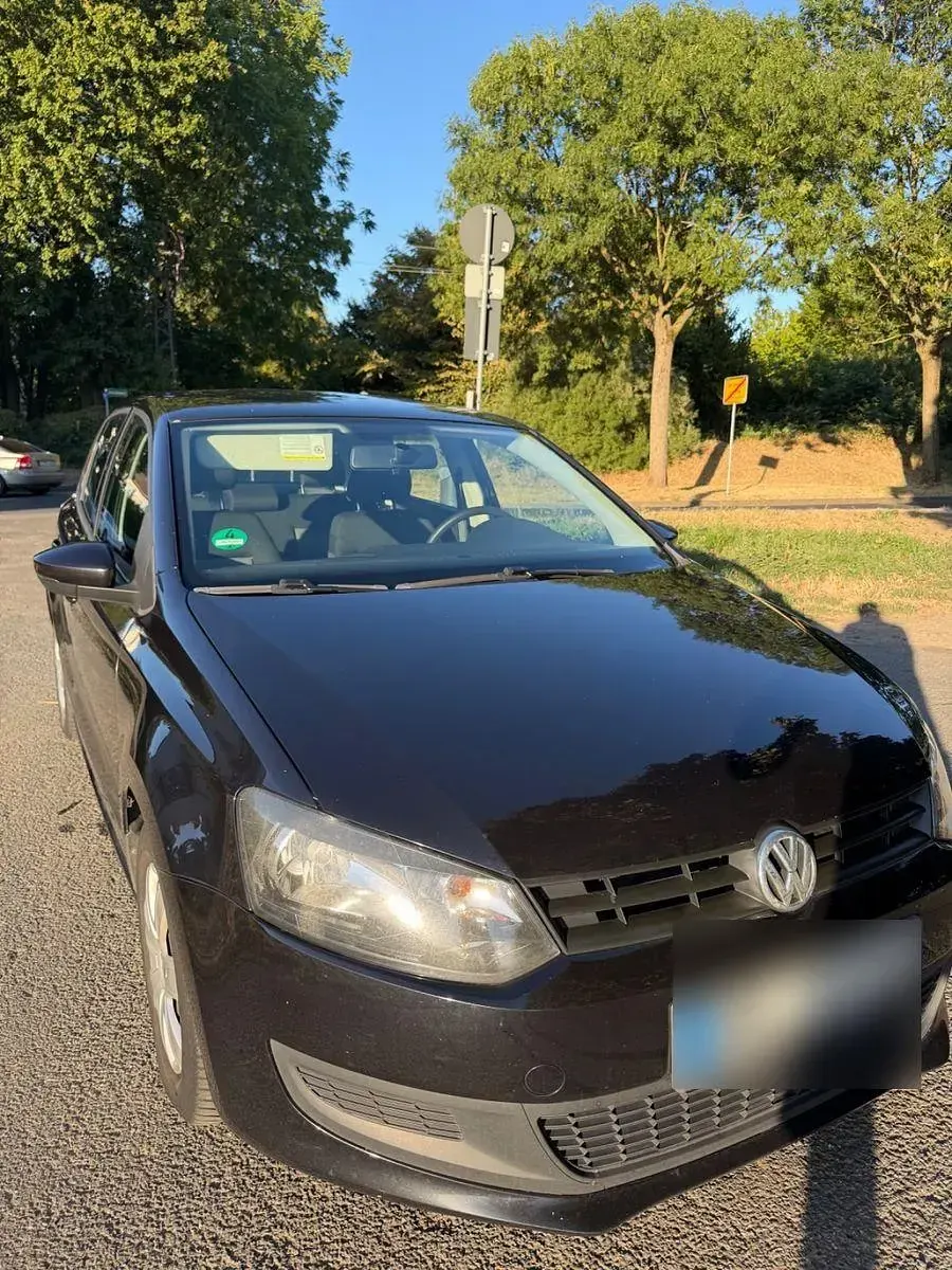 Gebraucht VW Polo Trendline 69 PS (50 kW) 2010 Schwarz Kleinwagen