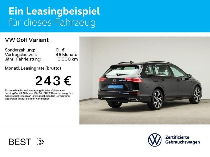 Gebraucht VW Golf VIII Style 131 PS (96 kW) 2023 Deep black perleffekt (metallic) Kombi