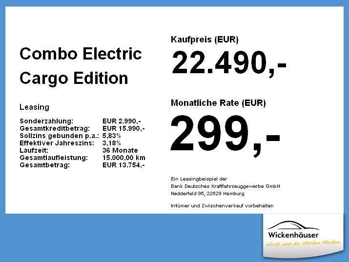 Gebraucht Opel Combo-e Life XL Edition 100 kW (136 PS) 2024 Weiß Van / Kleinbus