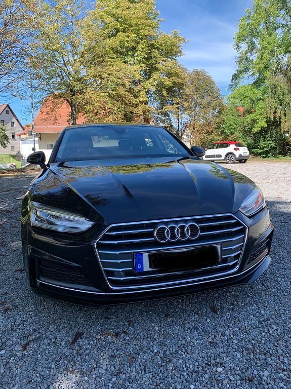 Blau Gebraucht 2017 Audi A5 Sportback S-Line Kleinwagen | 21.199 € (Fairer Preis) - Bild 1/4