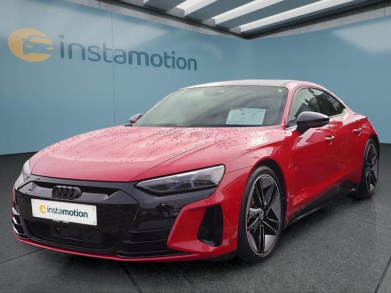 Rot Gebraucht 2021 Audi e-tron GT quattro Limousine | 60.799 € (Superpreis) - Bild 1/4