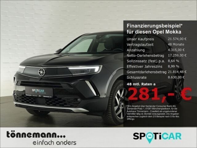 Schwarz Gebraucht 2023 Opel Mokka Elegance SUV | 21.574 € (Fairer Preis) - Bild 1/3