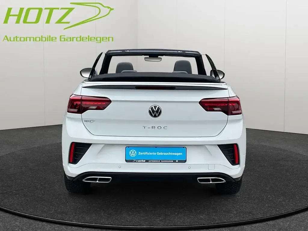 Gebraucht VW T-Roc Cabriolet R-line 150 PS (110 kW) 2025 Weiß Cabrio