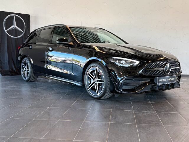Lack obsidianschwarz Gebraucht 2024 Mercedes C200 Advanced Plus Kombi | 37.950 € (Fairer Preis) - Bild 1/4