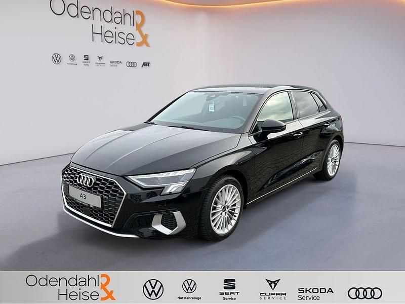 Schwarz Gebraucht 2022 Audi A3 Sportback Advanced Plus Limousine | 23.780 € (Guter Preis) - Bild 1/4