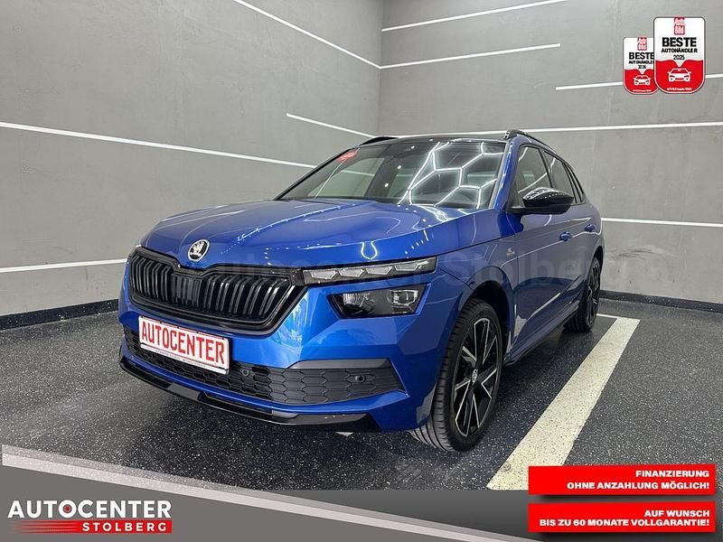 Blau Gebraucht 2021 Skoda Kamiq Monte Carlo SUV | 20.790 € - Bild 1/3