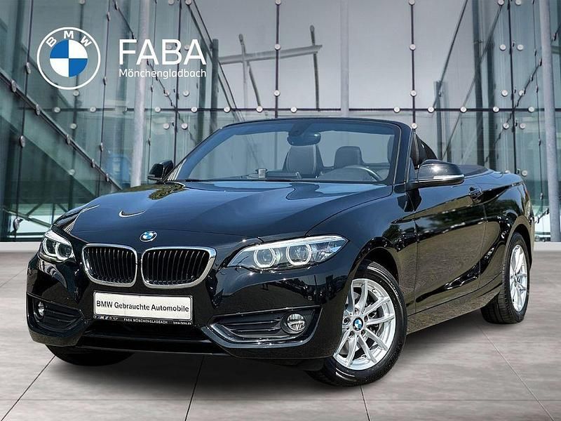 Schwarz Gebraucht 2019 BMW 220 Advantage Cabrio | 24.490 € (Fairer Preis) - Bild 1/4