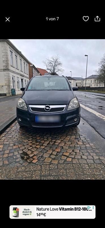 Gebraucht Opel Zafira 2007 Schwarz Van / Kleinbus