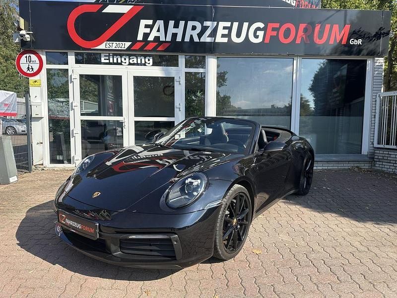Schwarz Gebraucht 2023 Porsche 911 Carrera Cabriolet Sport Cabrio | 127.900 € (Superpreis) - Bild 1/4